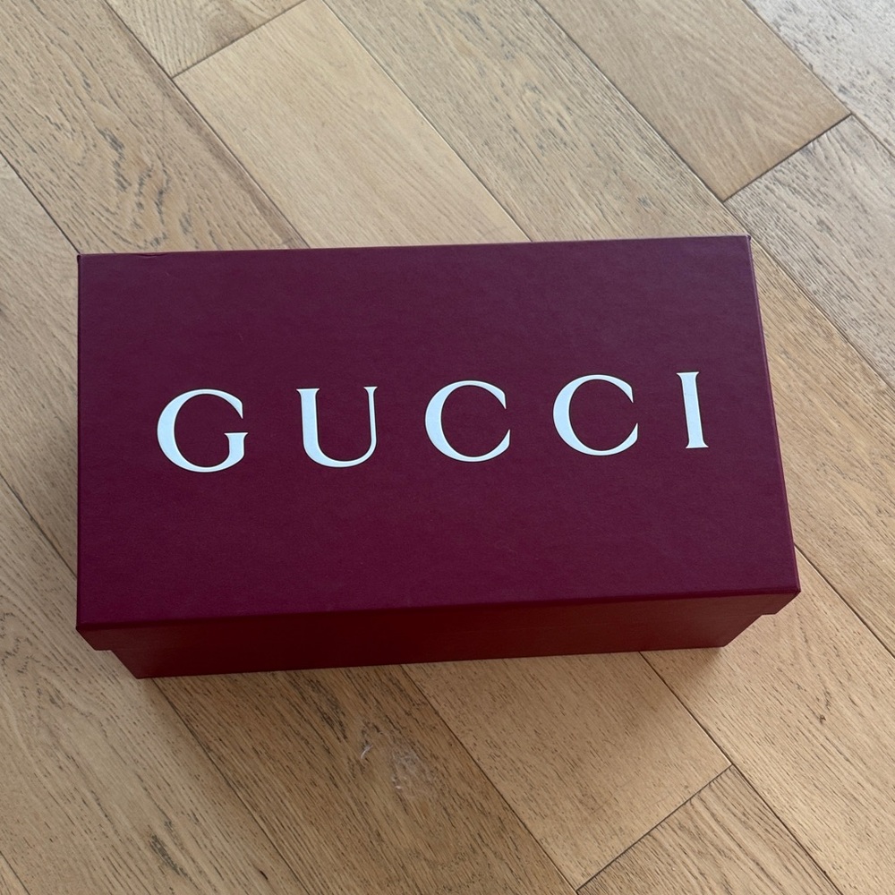 Gucci Maroon Shoe Box